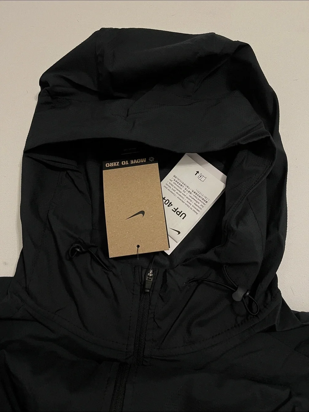 Nike Running Jacket Mens S NK Chicago Marathon 25 Impossibly Light Black $135